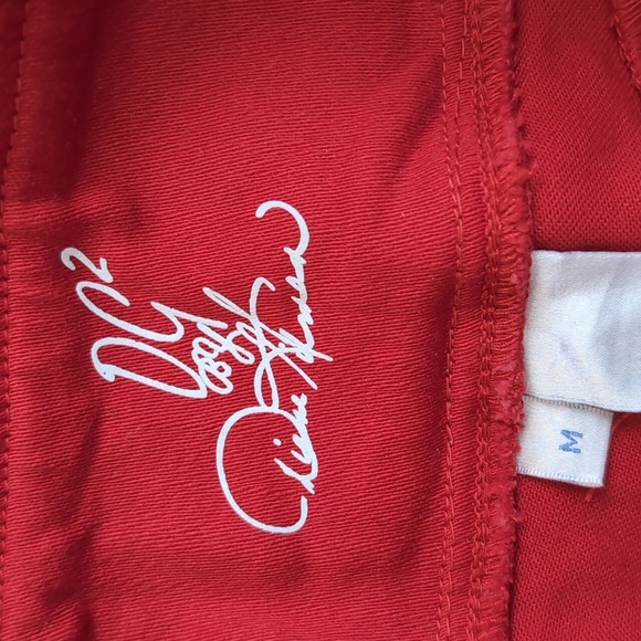 Diane Gilman DG2 Boot Cut Pants stretchy Size Medium Red - Picture 5 of 11